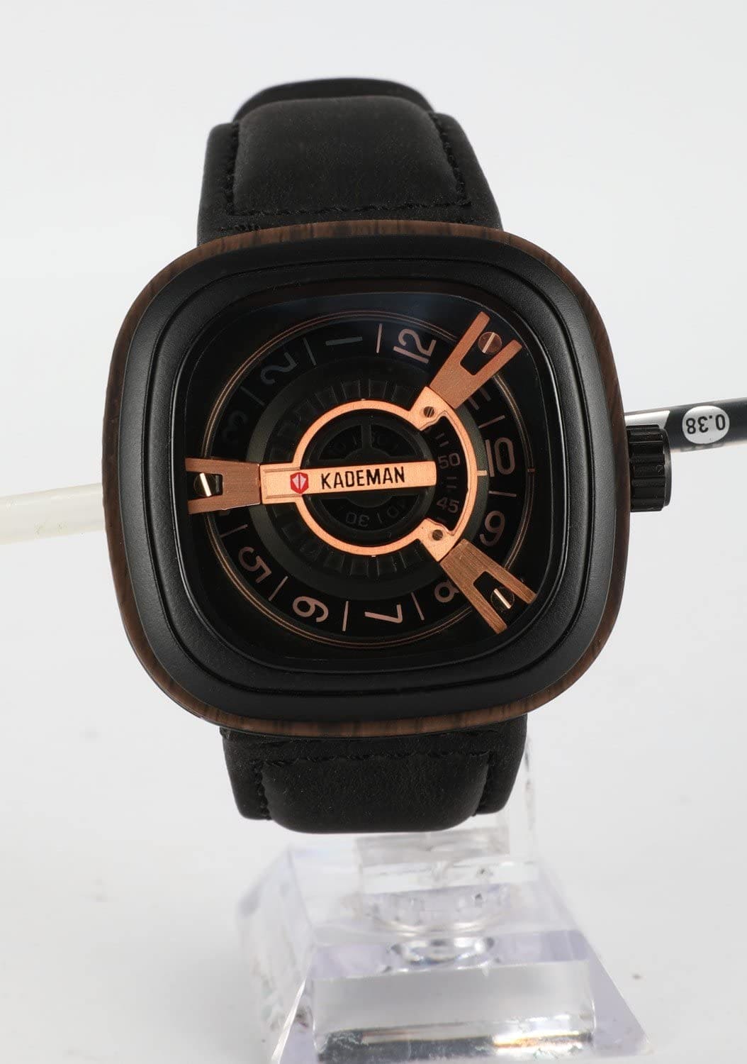 Kademan Analog Watch, Sports Watch With Leather Strap Kademan Analog Watch, Sports Watch With Leather Strap